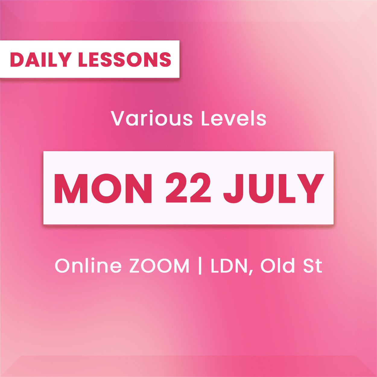 STARTS 22 JULY DAILY INTENSIVES Arabica Institute starts-22-july-daily-intensives-arabica-institute